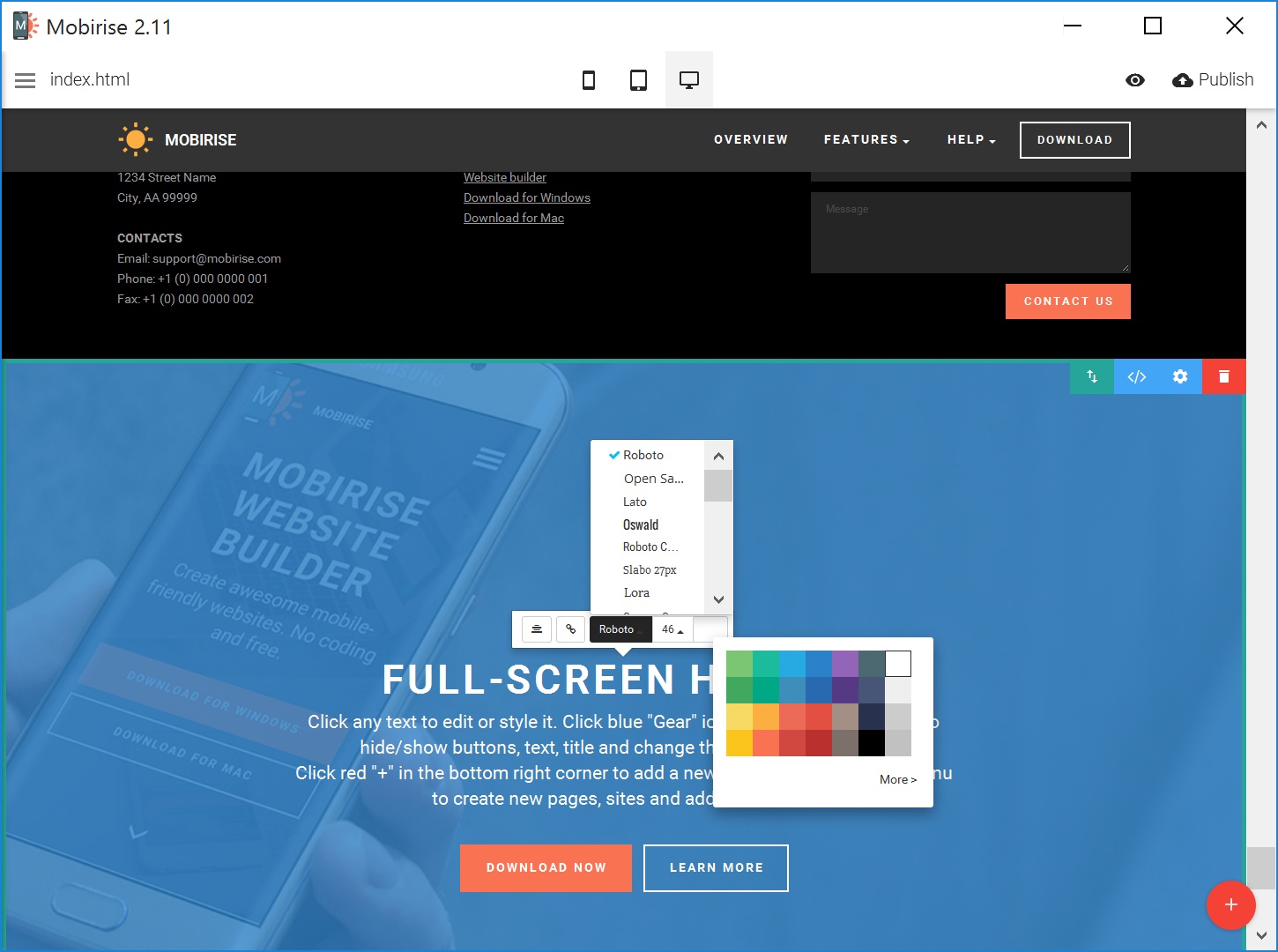 Free Responsive Web Page  Creator Review