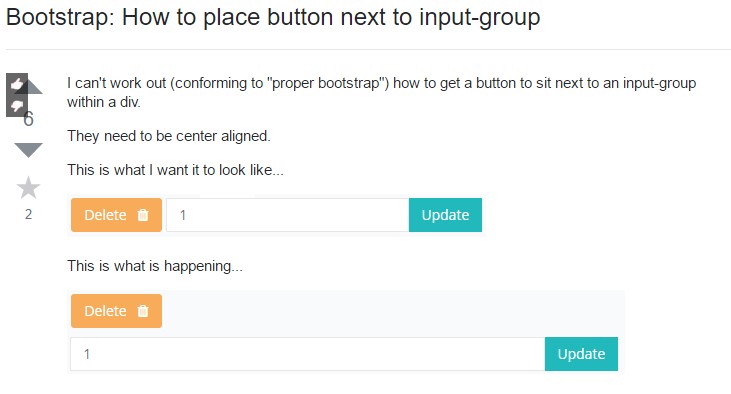  The best way to  apply button next to input-group