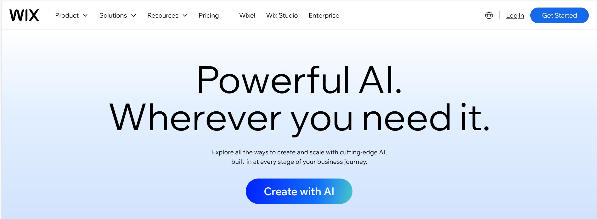 Wix ADI AI Website Builder